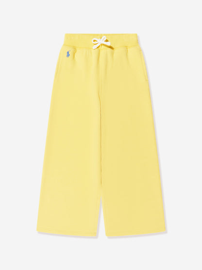 Ralph Lauren 女童黄色徽标慢跑裤