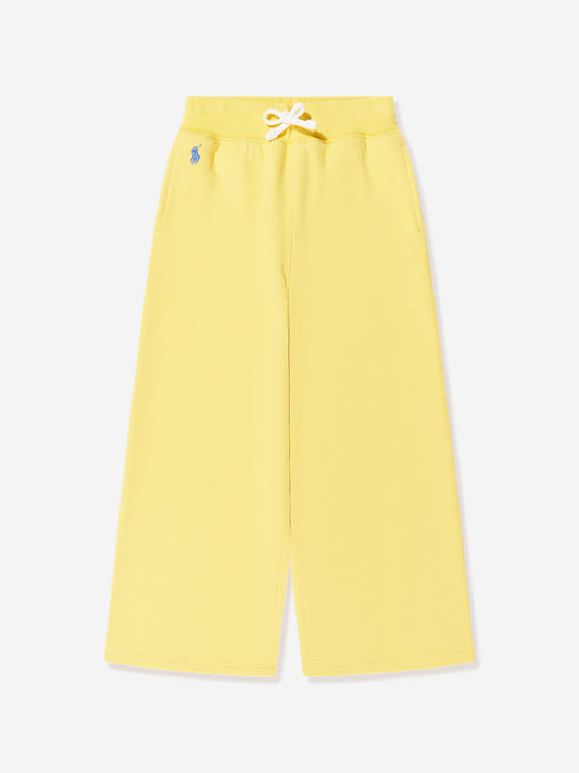 Ralph Lauren 女童黄色徽标慢跑裤