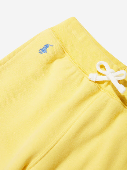 Ralph Lauren 女童黄色徽标慢跑裤