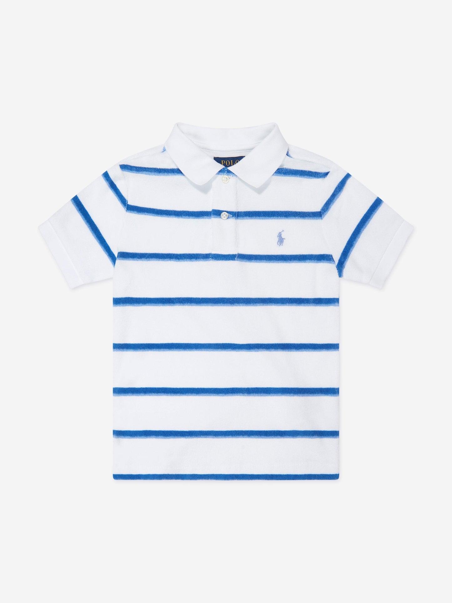 Ralph Lauren 男童蓝色条纹短裤套装