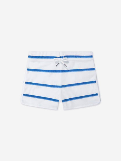 Ralph Lauren 男童蓝色条纹短裤套装
