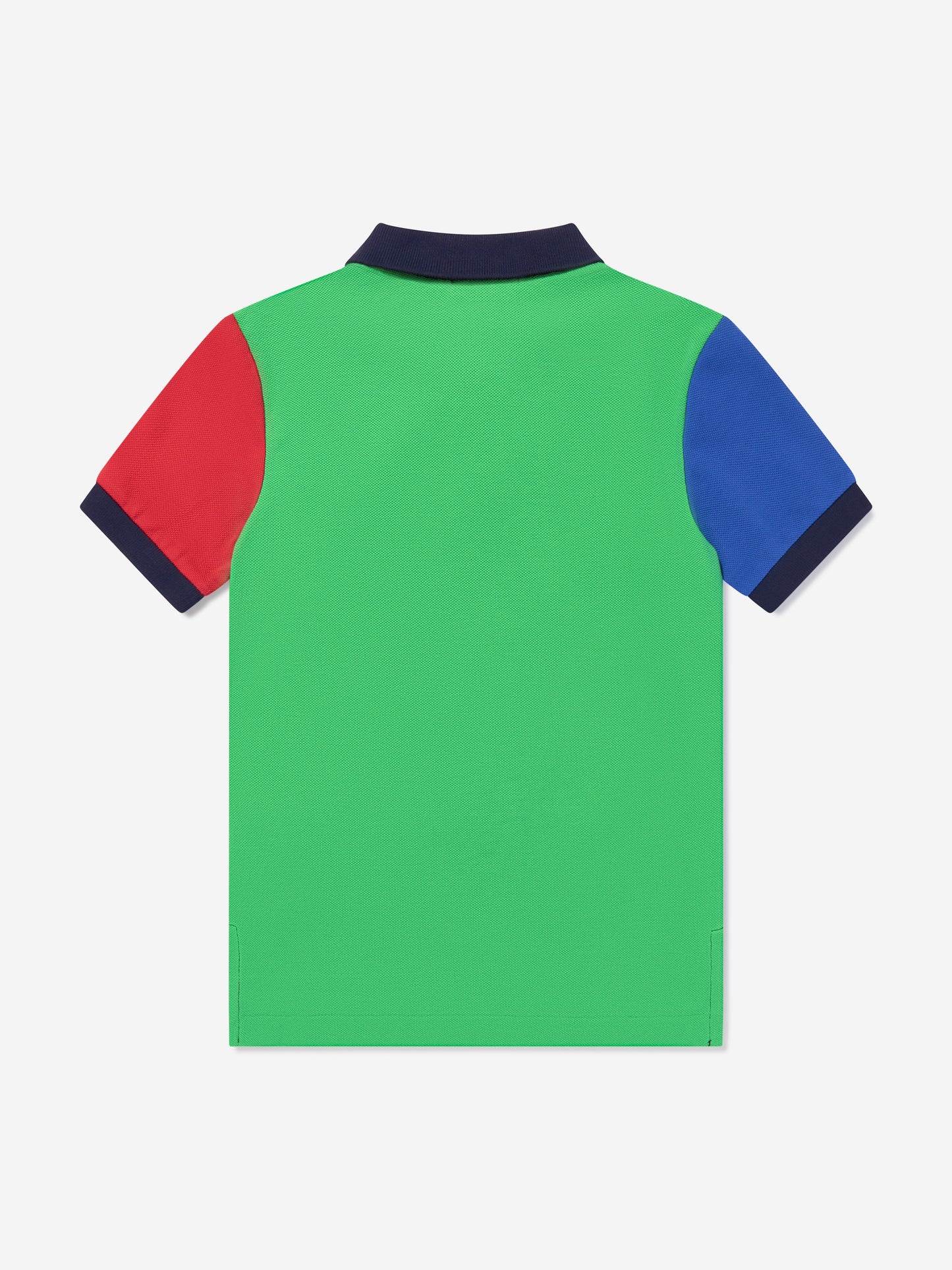 男童海军蓝徽标 Polo 衫