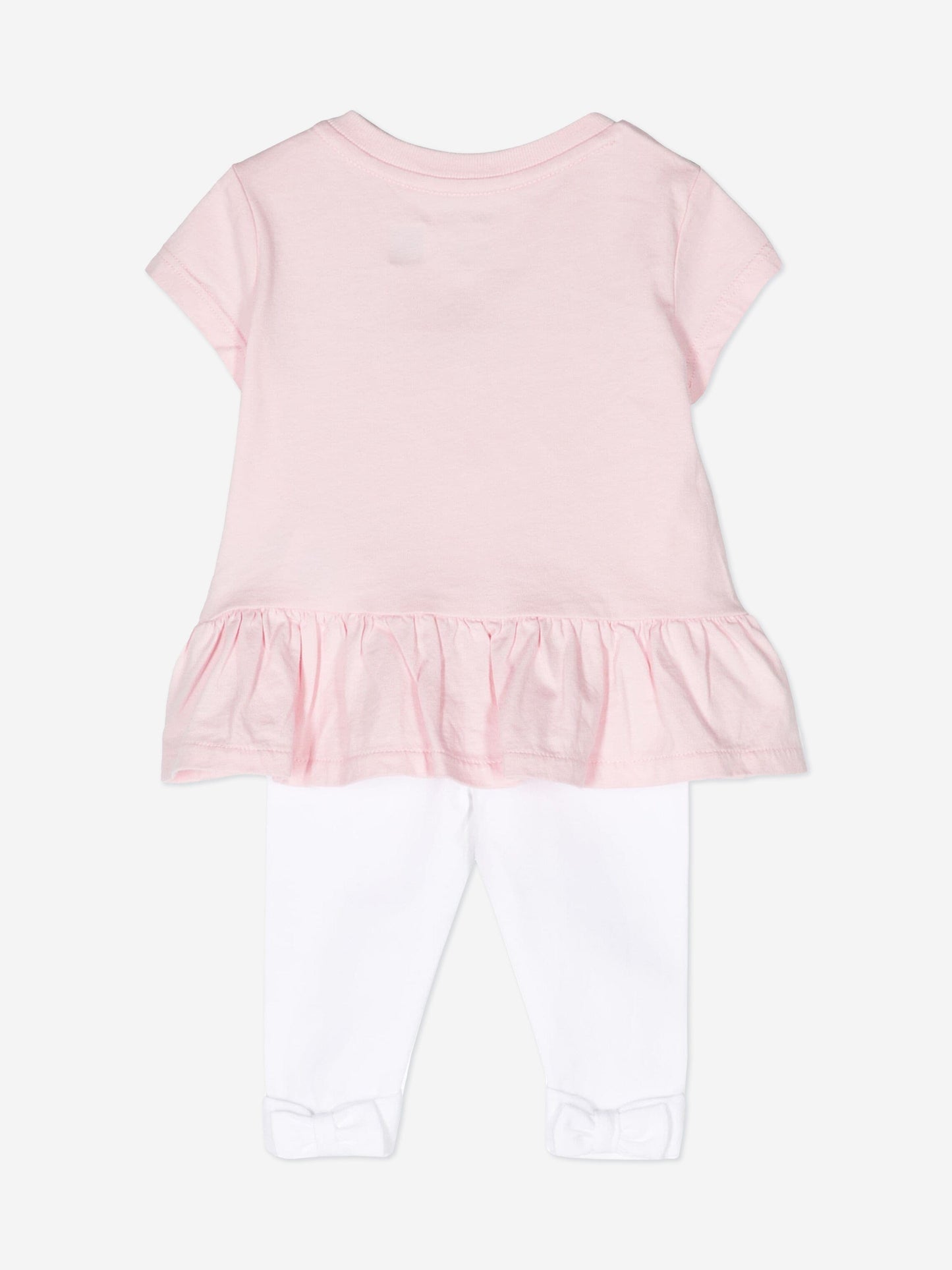 Ralph Lauren 女婴 Polo 紧身裤套装（粉色）