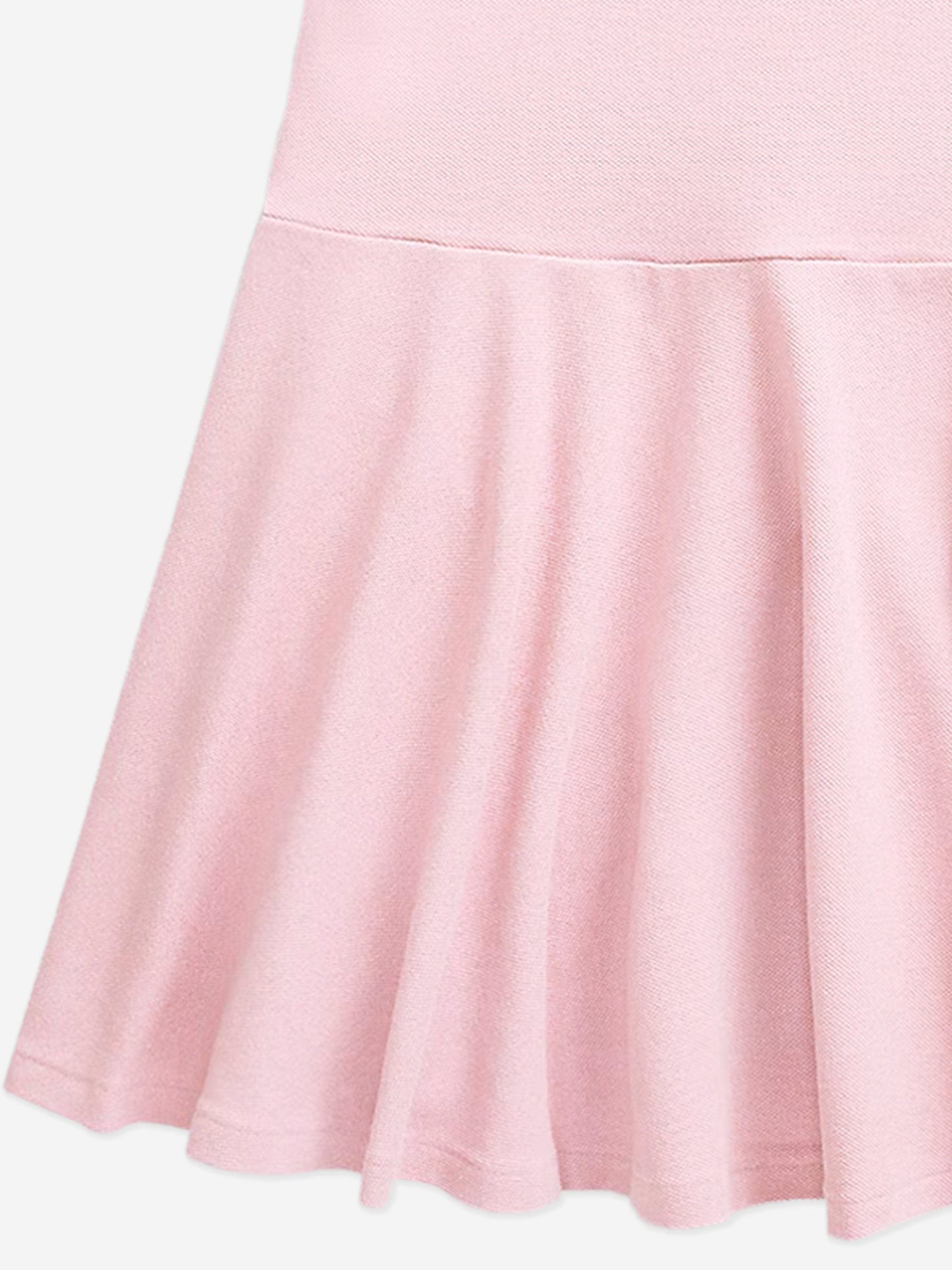 Girls Logo Polo Dress in Pink
