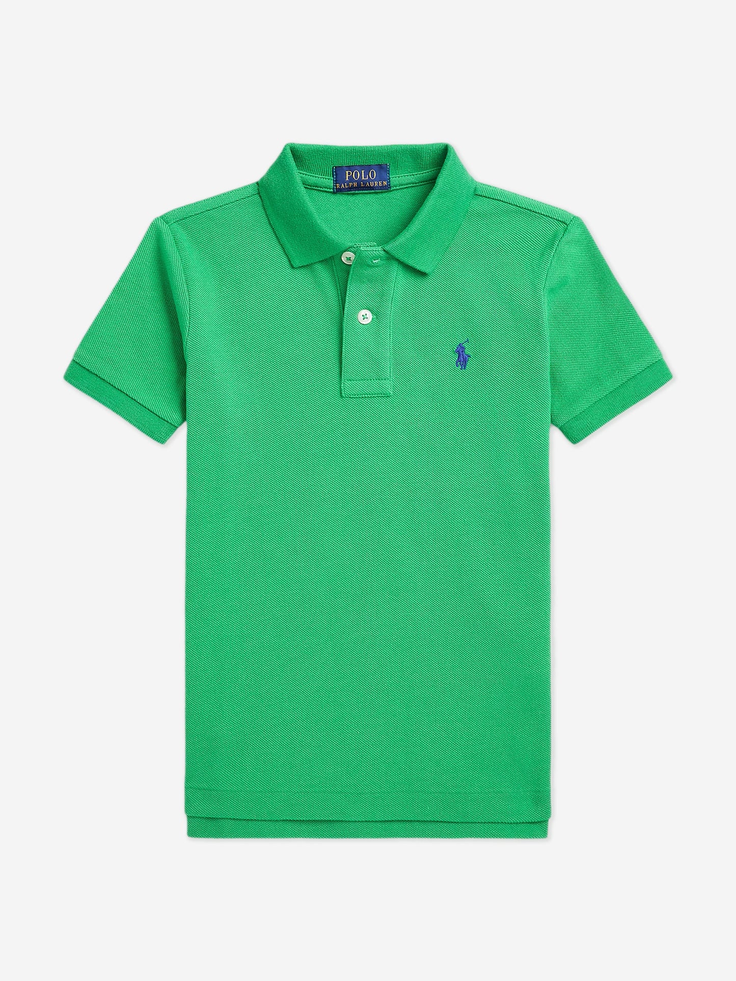 Boys Logo Polo Shirt in Green