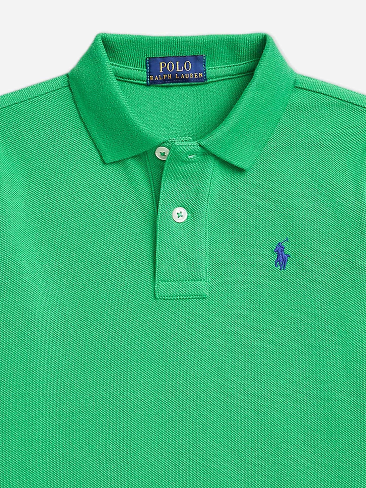 Boys Logo Polo Shirt in Green