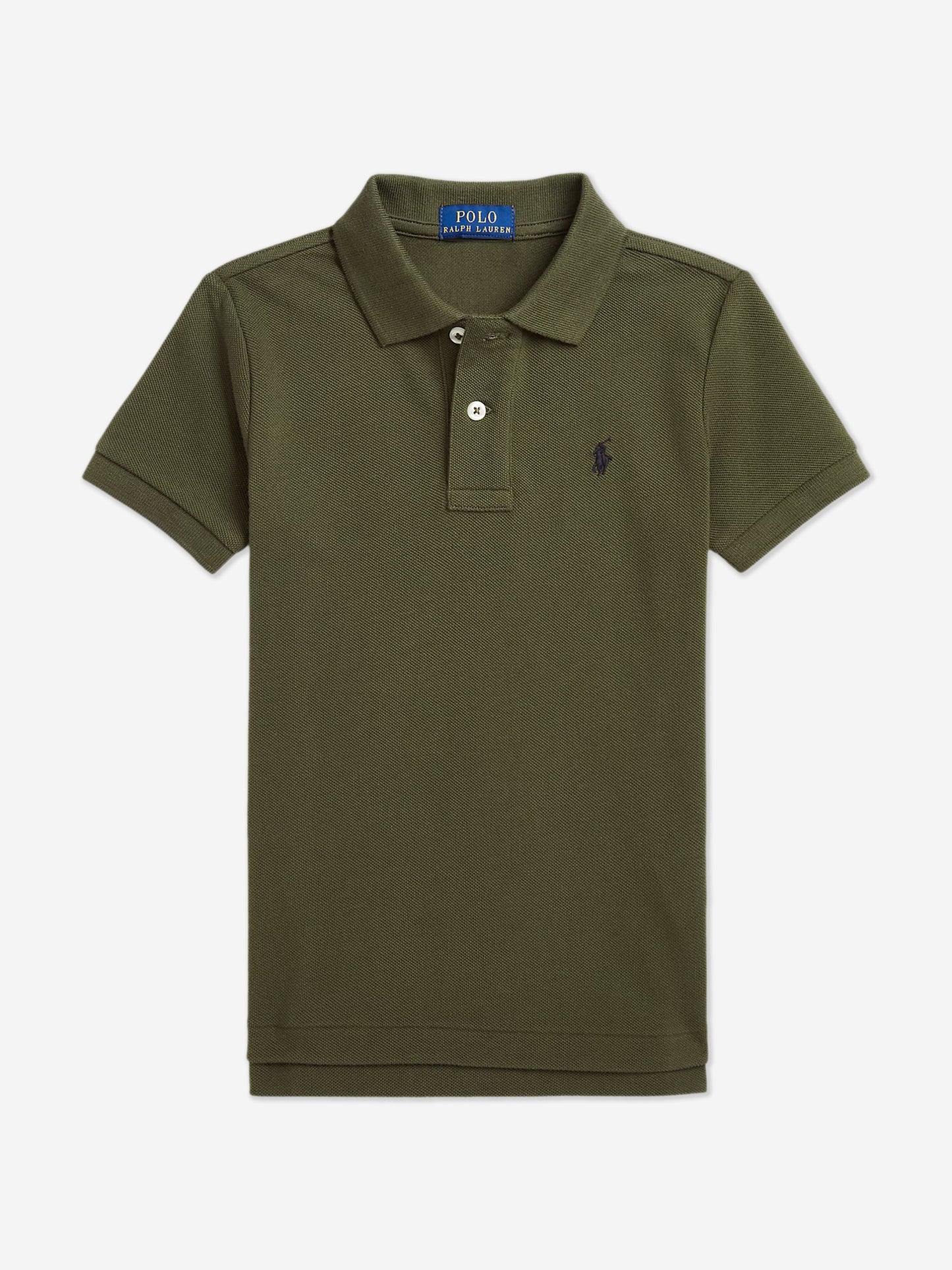 Boys Logo Polo Shirt in Green