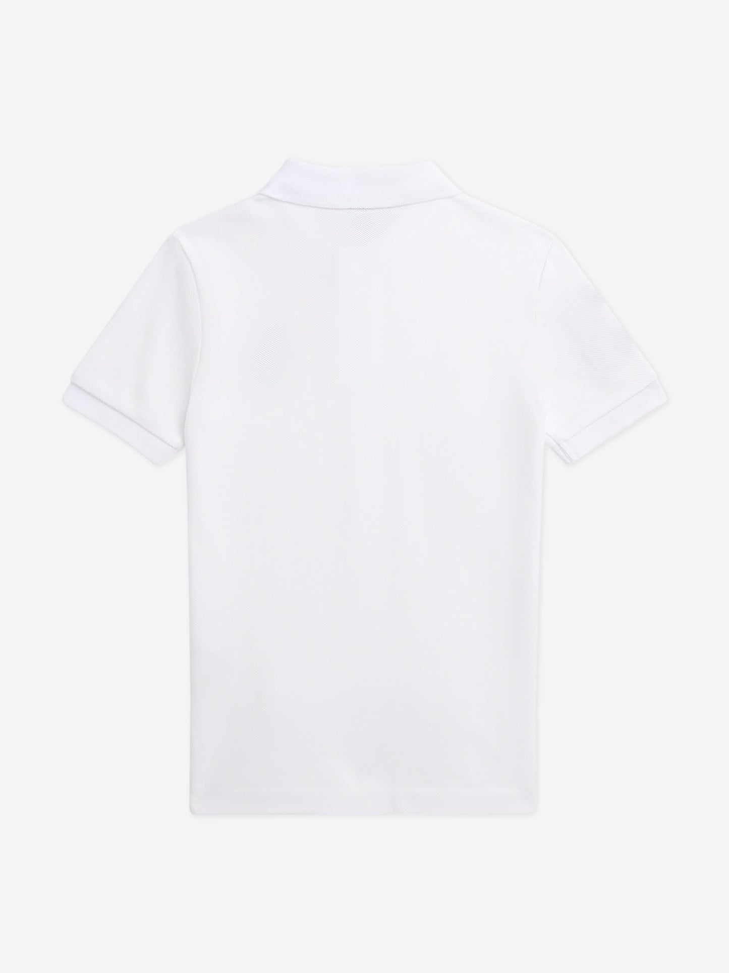 Boys Logo Polo Shirt in White
