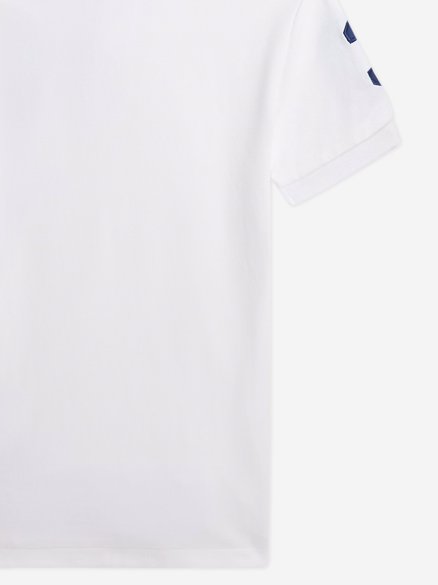 Boys Slim Fit Polo Shirt in White