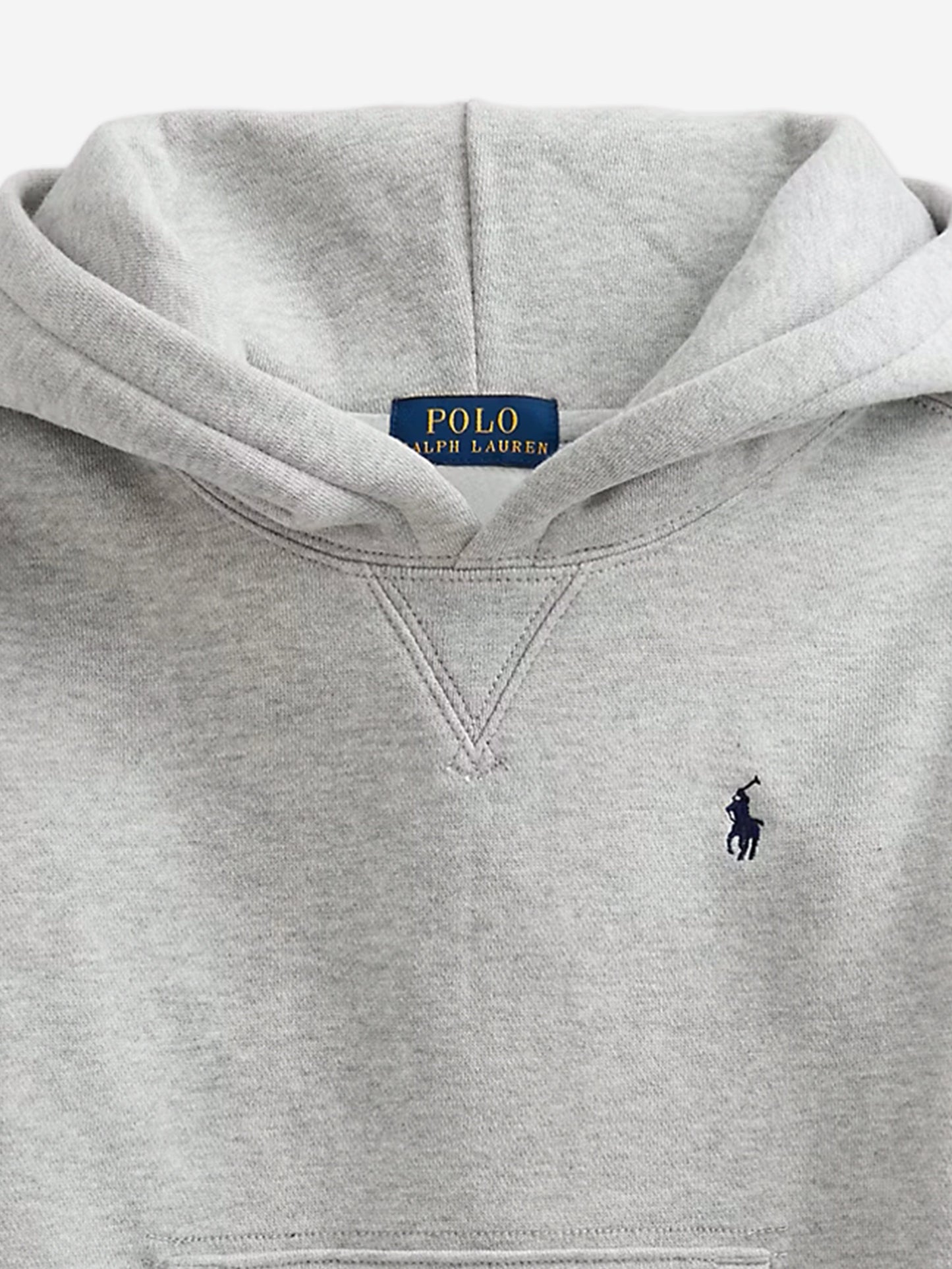 Boys Logo Hoodie in Grey