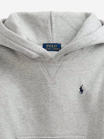 Boys Logo Hoodie in Grey