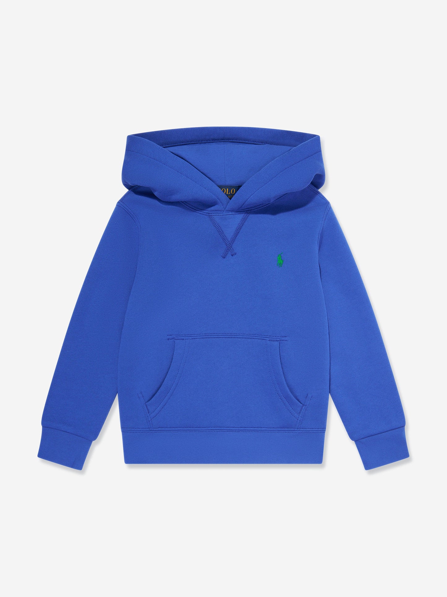 Boys Polo Hoodie in Blue