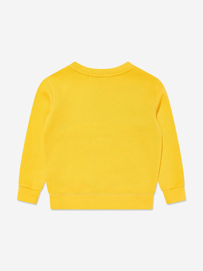 Boys Logo Sweatshirt in Yellow