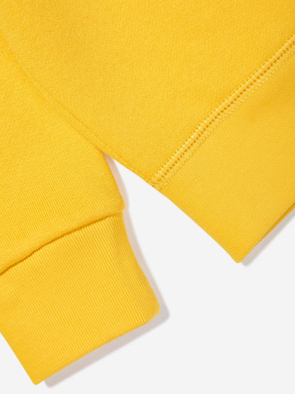 Boys Logo Sweatshirt in Yellow