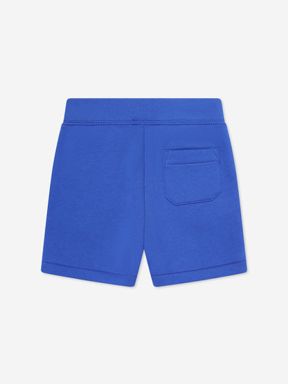Baby Boys Logo Shorts in Blue