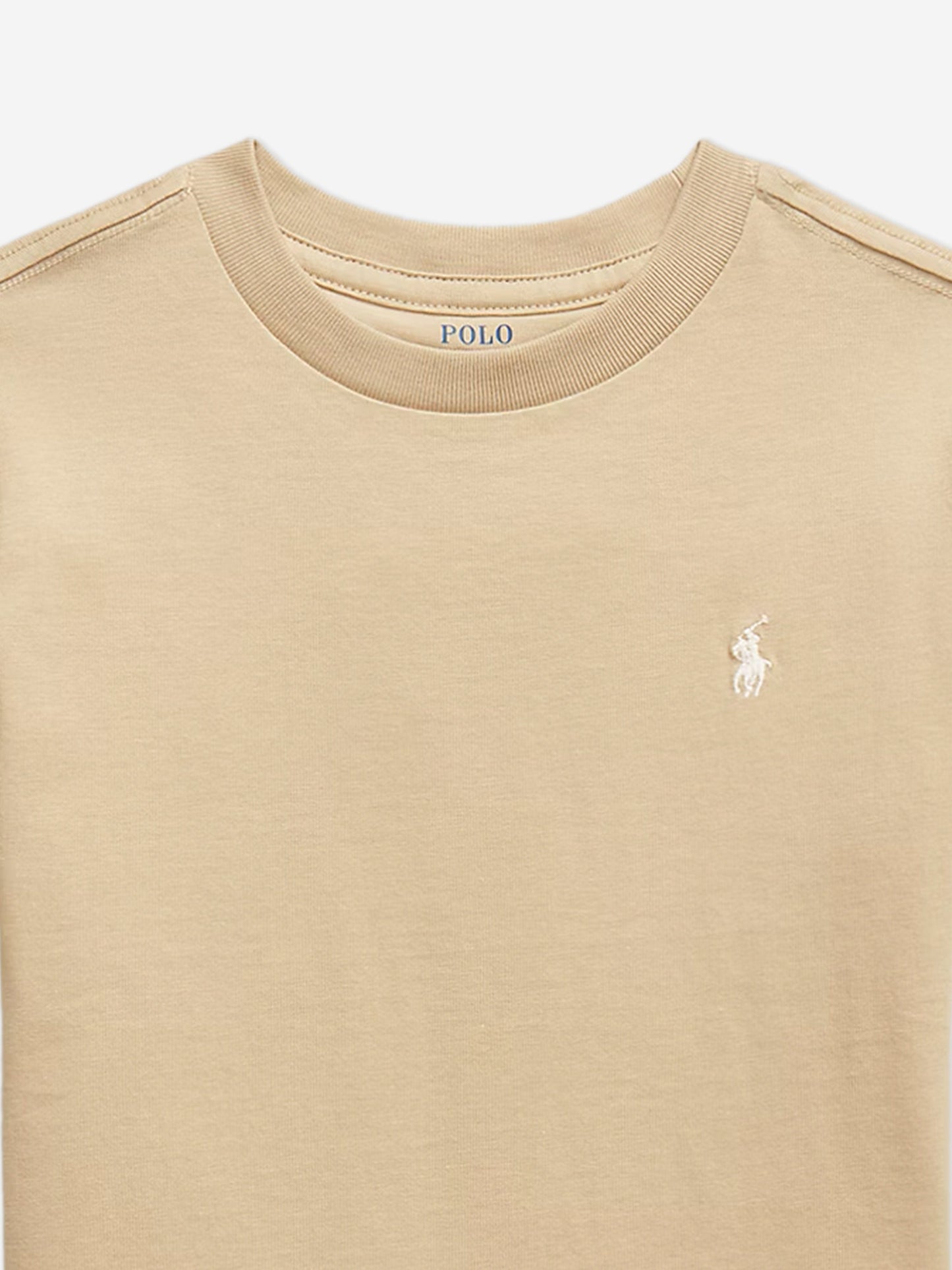 Boys Logo T-Shirt in Beige