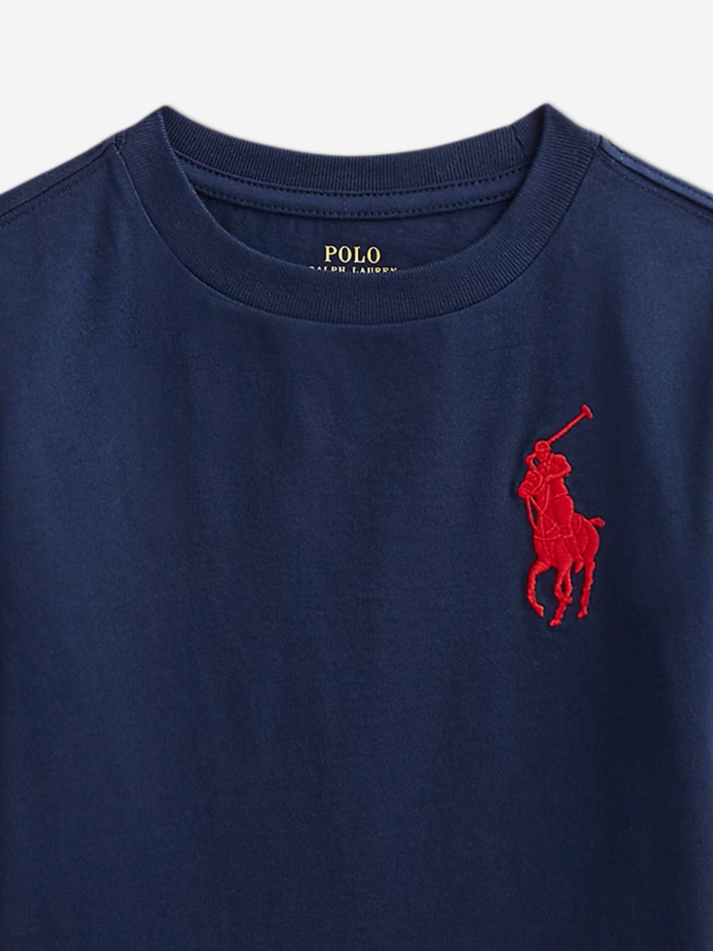 Boys Logo T-Shirt in Navy