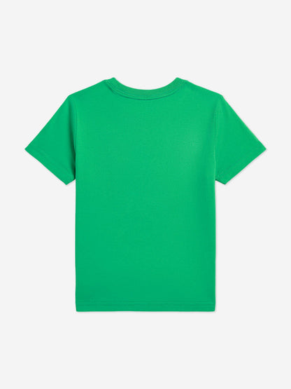 Boys Polo Bear T-Shirt in Green