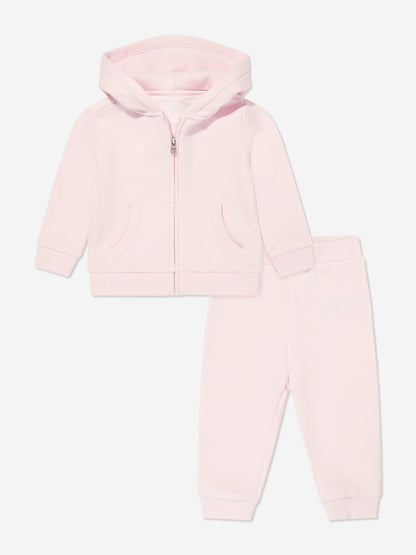 Baby Girls Logo Tracksuit in Pink