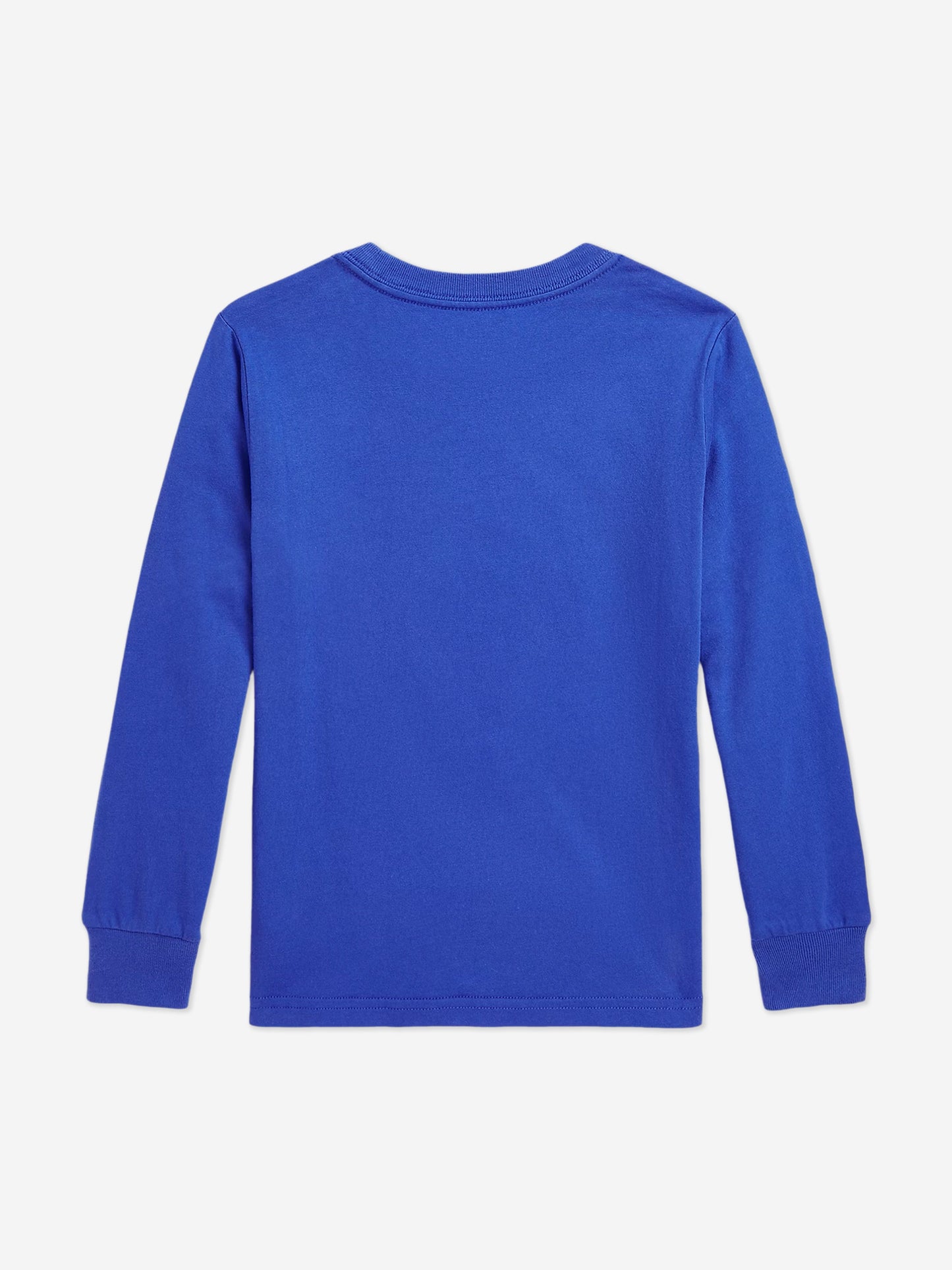 Boys Long Sleeve Polo Bear T-Shirt in Blue