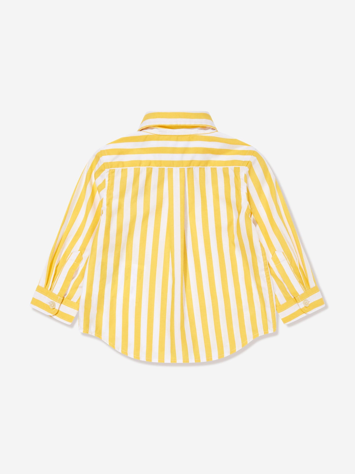 Baby Boys Striped Shirt in Yellow