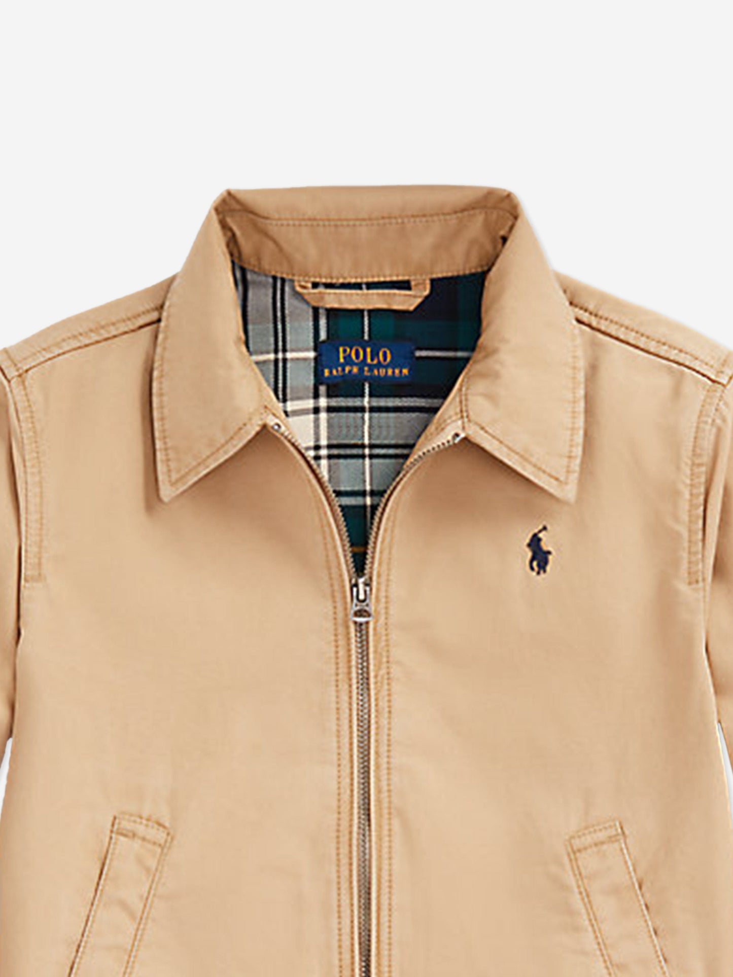 Boys Bayport Cotton Jacket in Beige