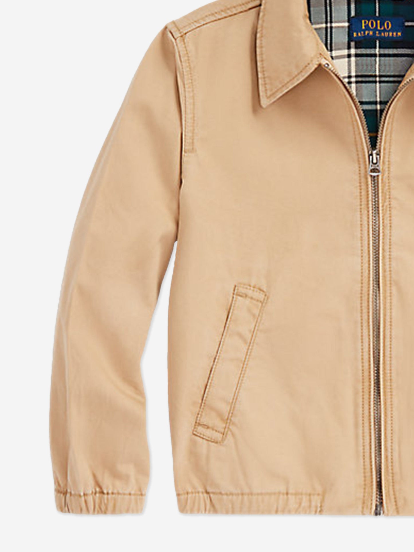 Boys Bayport Cotton Jacket in Beige