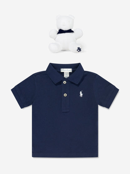Baby Boys My 1st Polo Gift Set in Navy