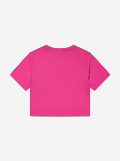 Girls Big Pony T-Shirt in Pink