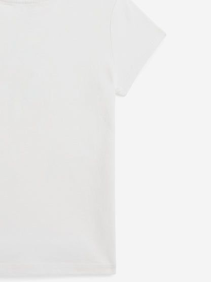 Girls Polo Bear T-Shirt in White