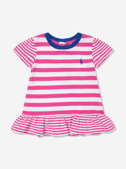 Baby Girls T-Shirt and Leggings Set in Blue