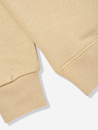 Boys Polo Sweatshirt in Beige