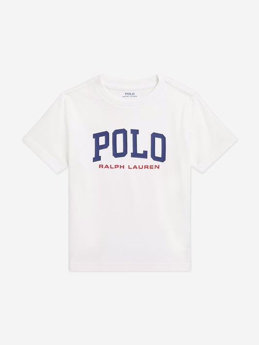 Boys Polo T-Shirt in White