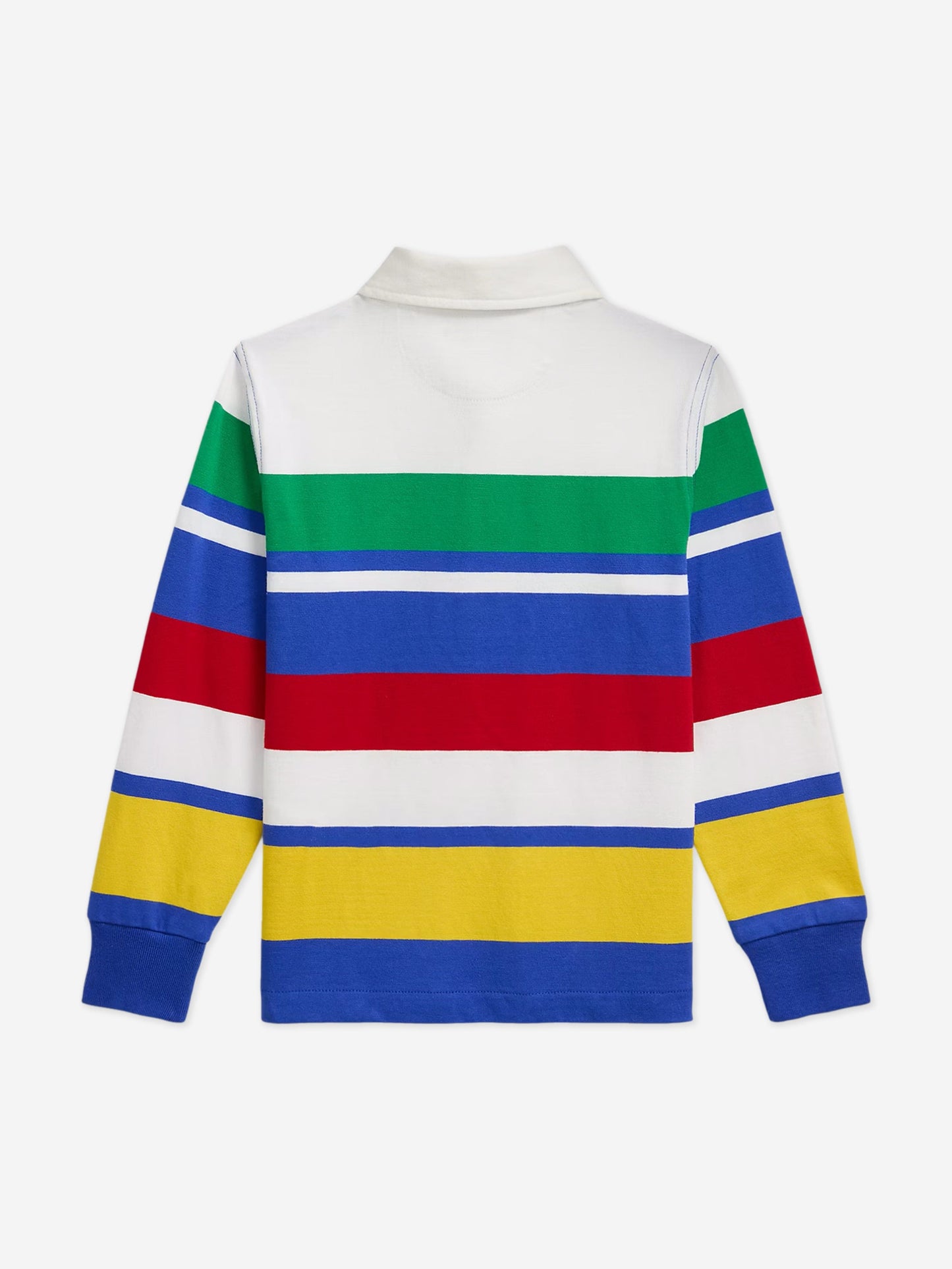 Boys Striped Rugby Shirt in Multicolour