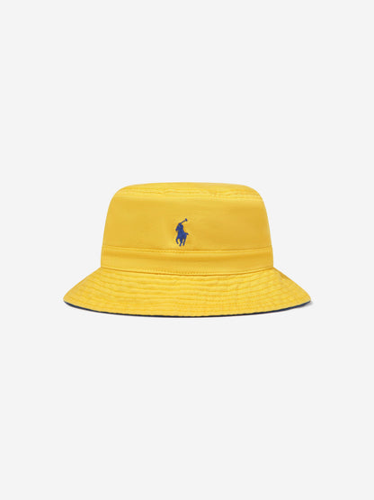 Boys Reversible Bucket Hat in Navy