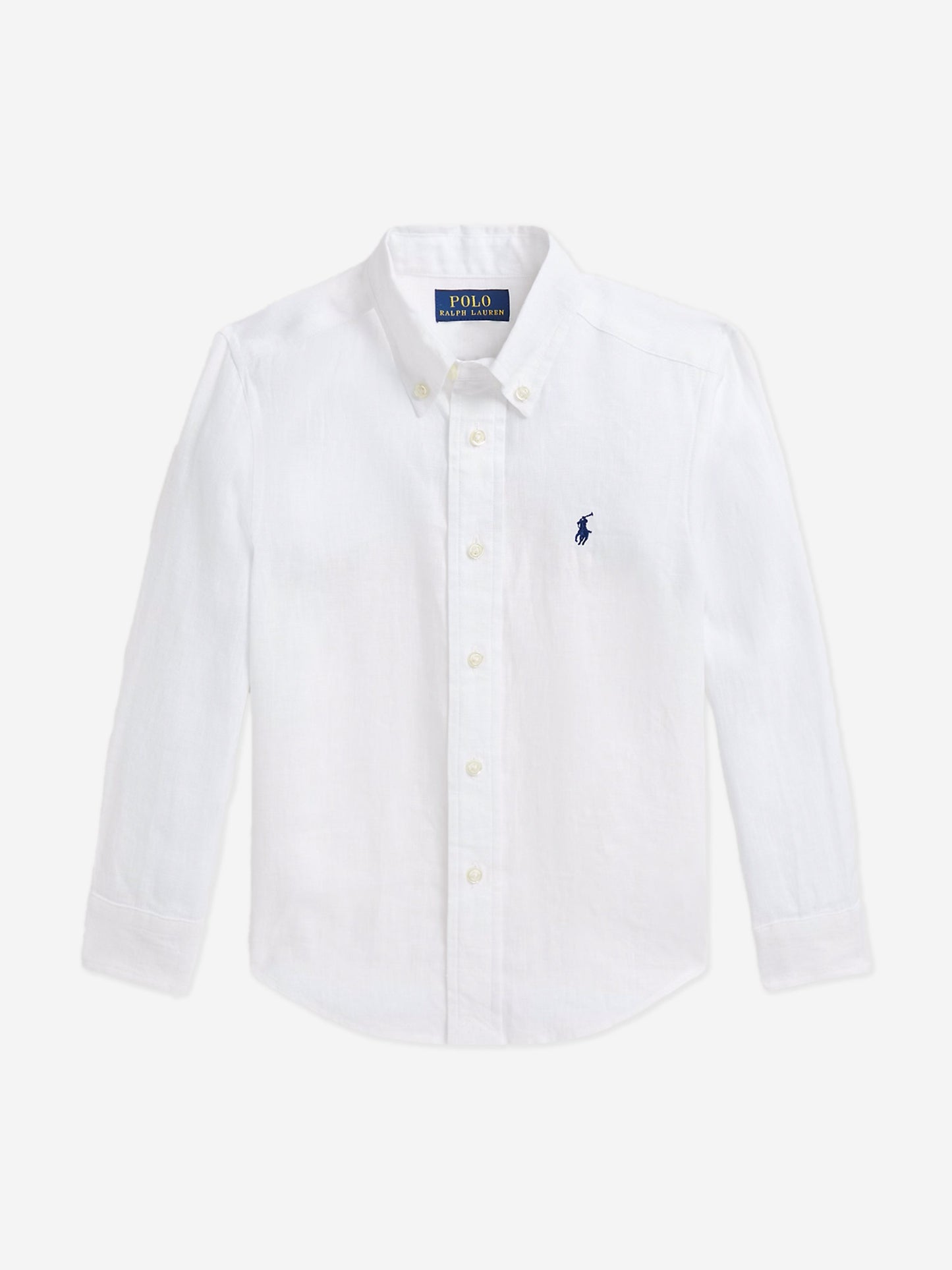 Boys Linen Shirt in White