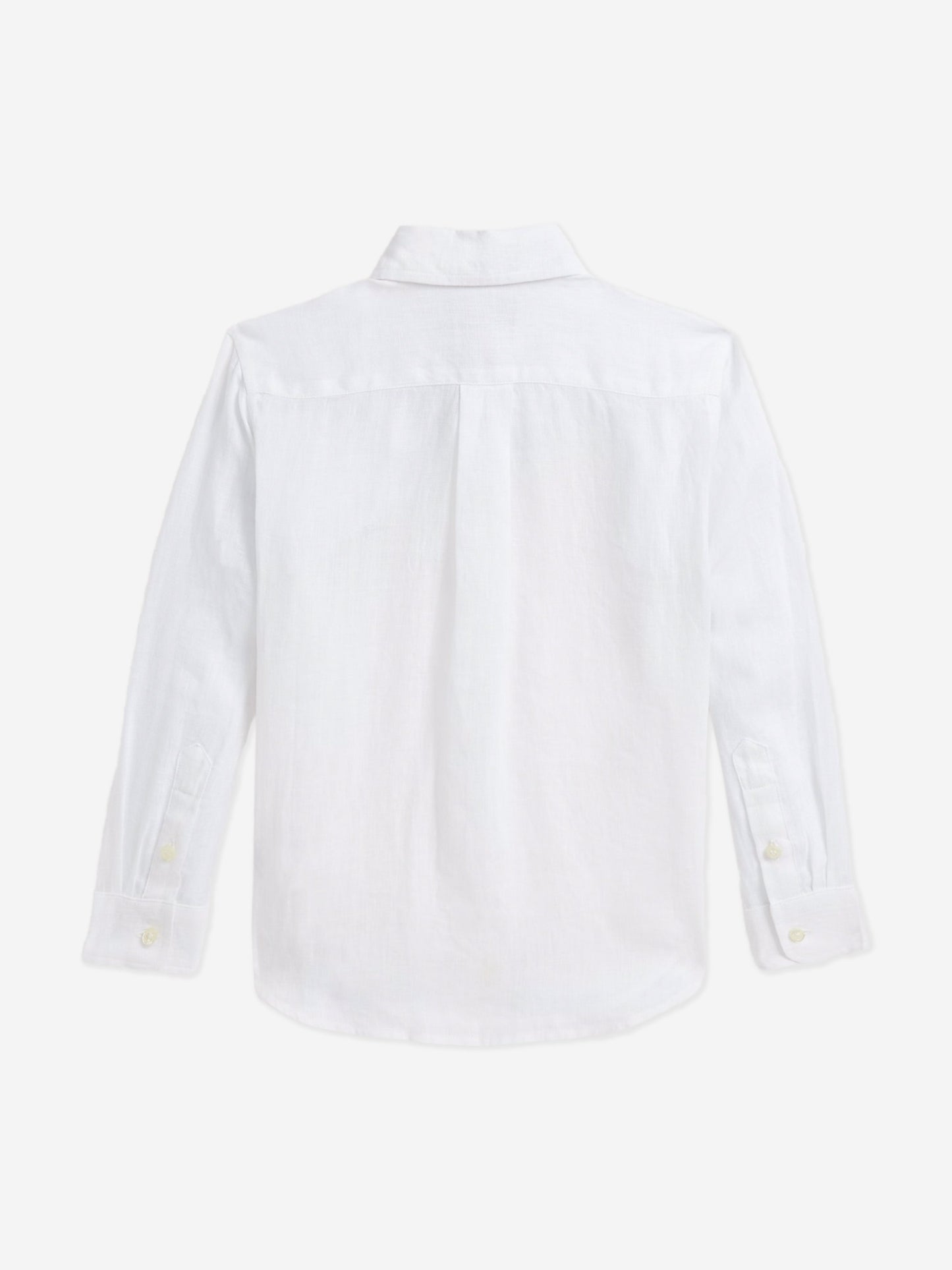 Boys Linen Shirt in White