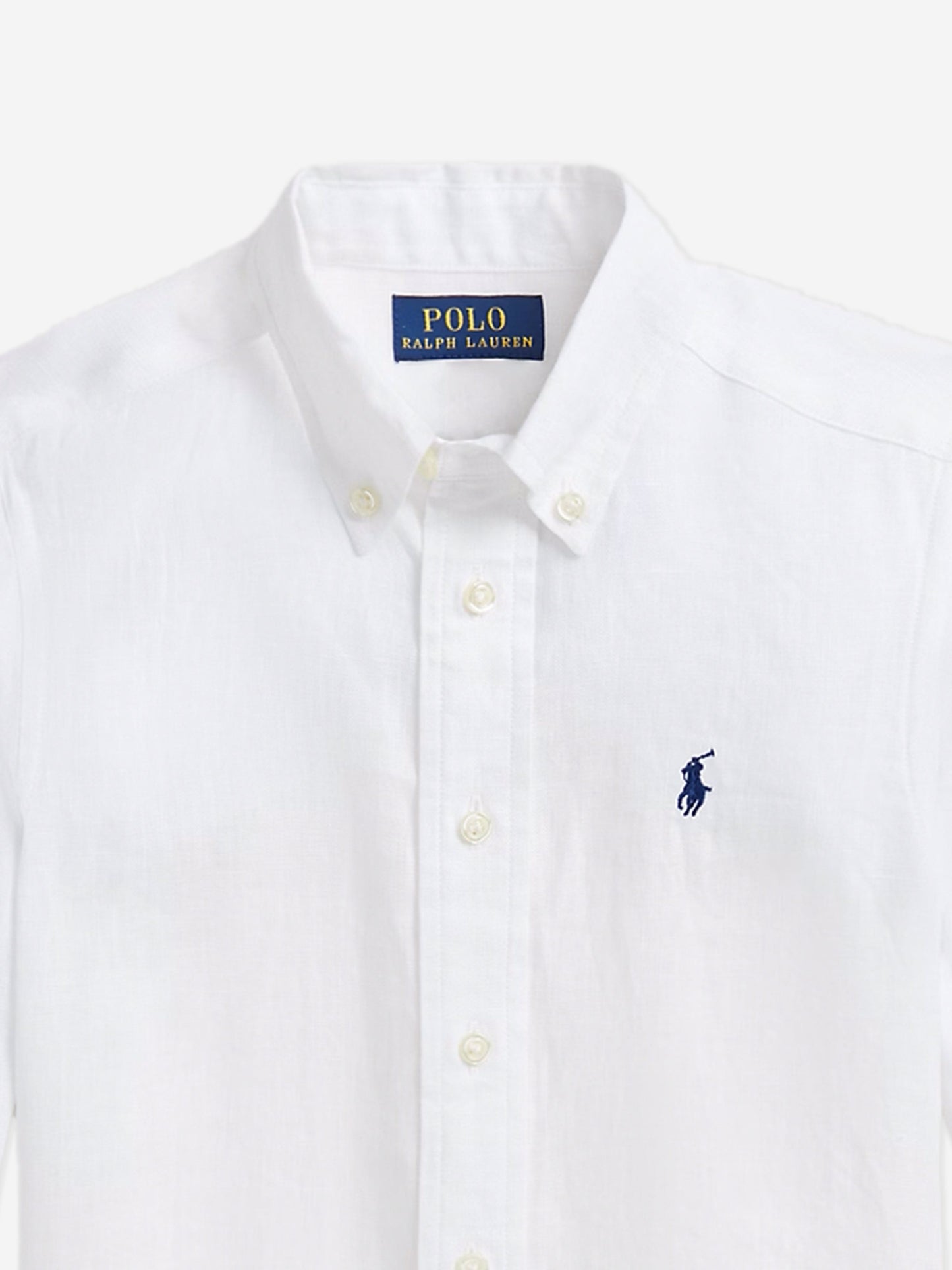 Boys Linen Shirt in White