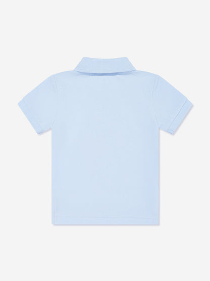 Baby Boys Logo Polo Shirt in Blue