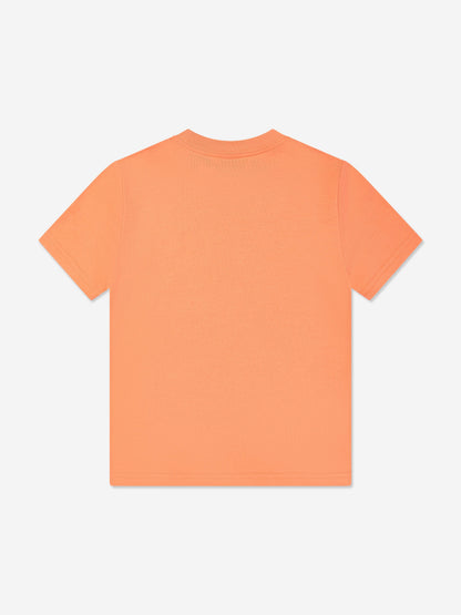 Boys Logo T-Shirt in Orange