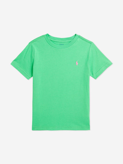 Boys Logo T-Shirt in Green