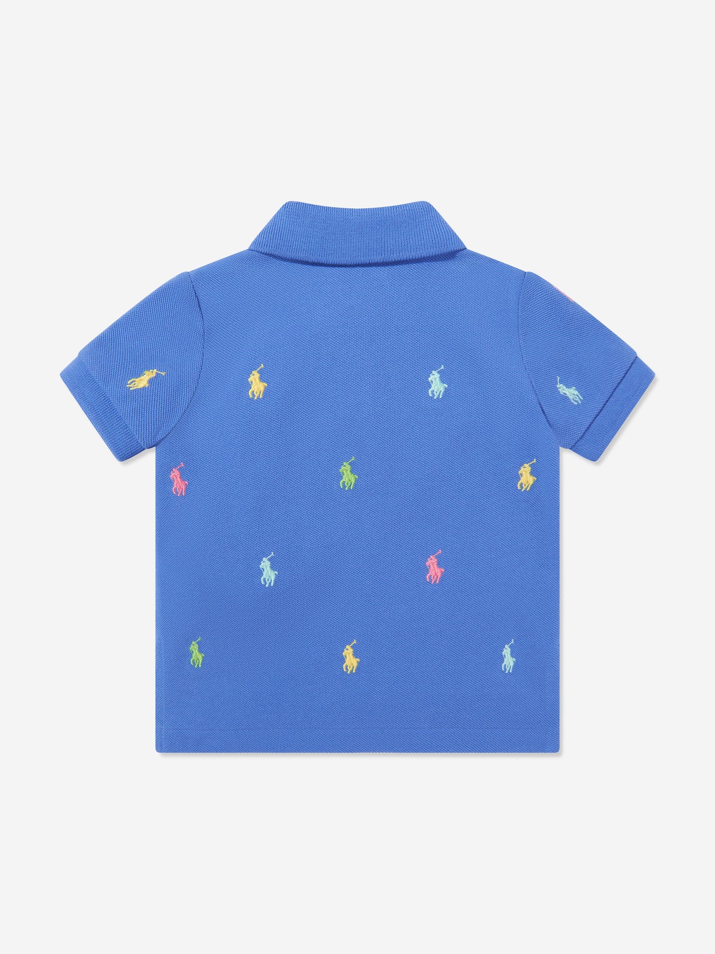 Baby Boys Logo Polo Shirt in Blue