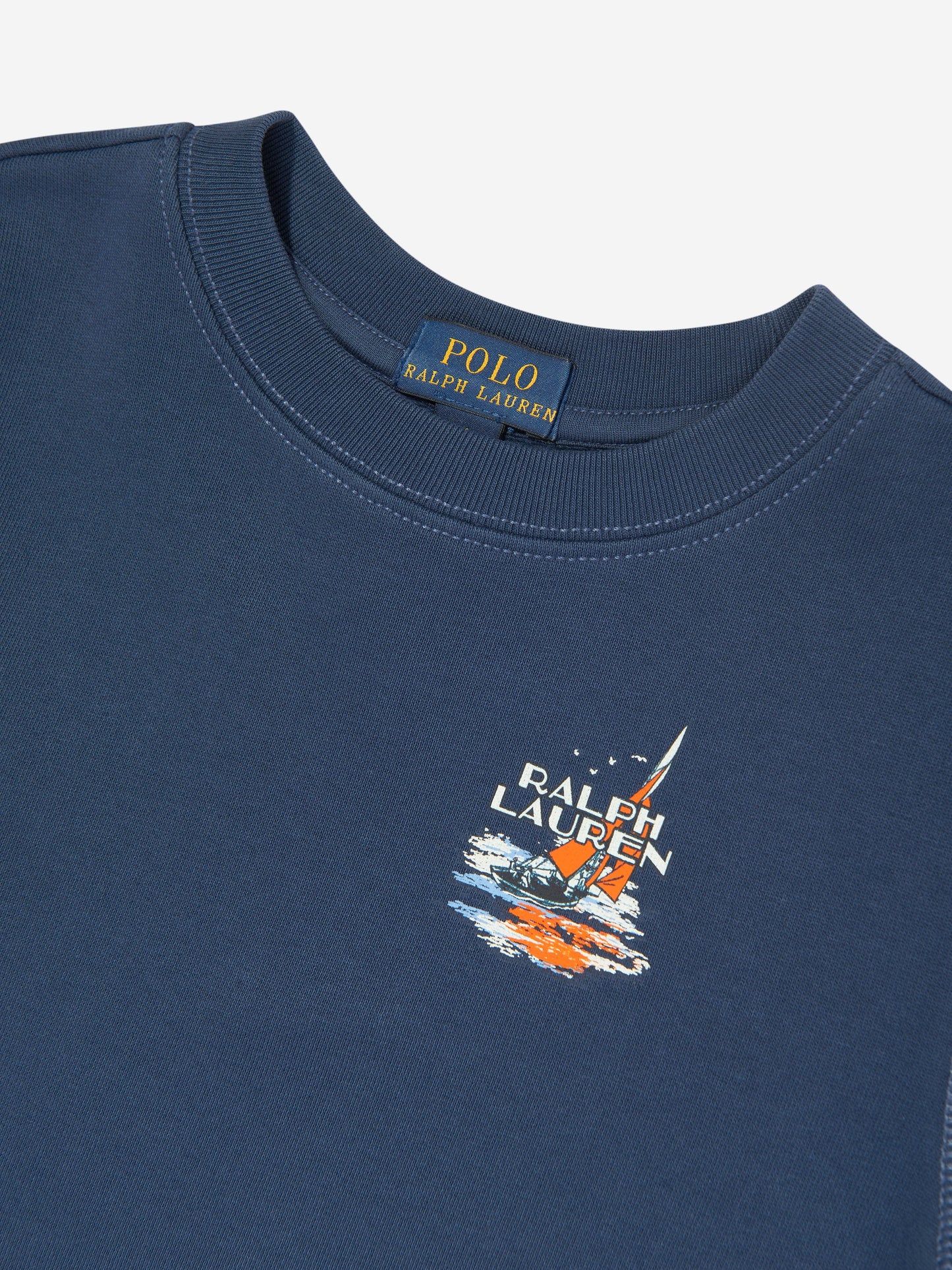 Boys Branded Sweatshirt in Navy