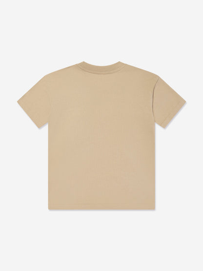 Boys Polo T-Shirt in Beige