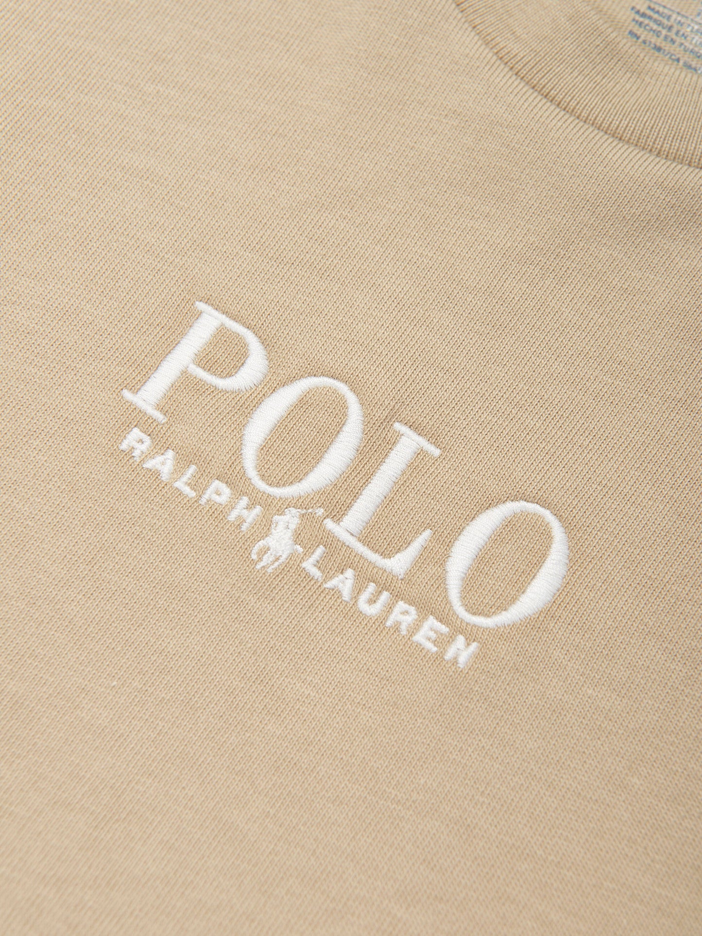 Boys Polo T-Shirt in Beige