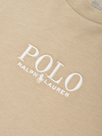 Boys Polo T-Shirt in Beige