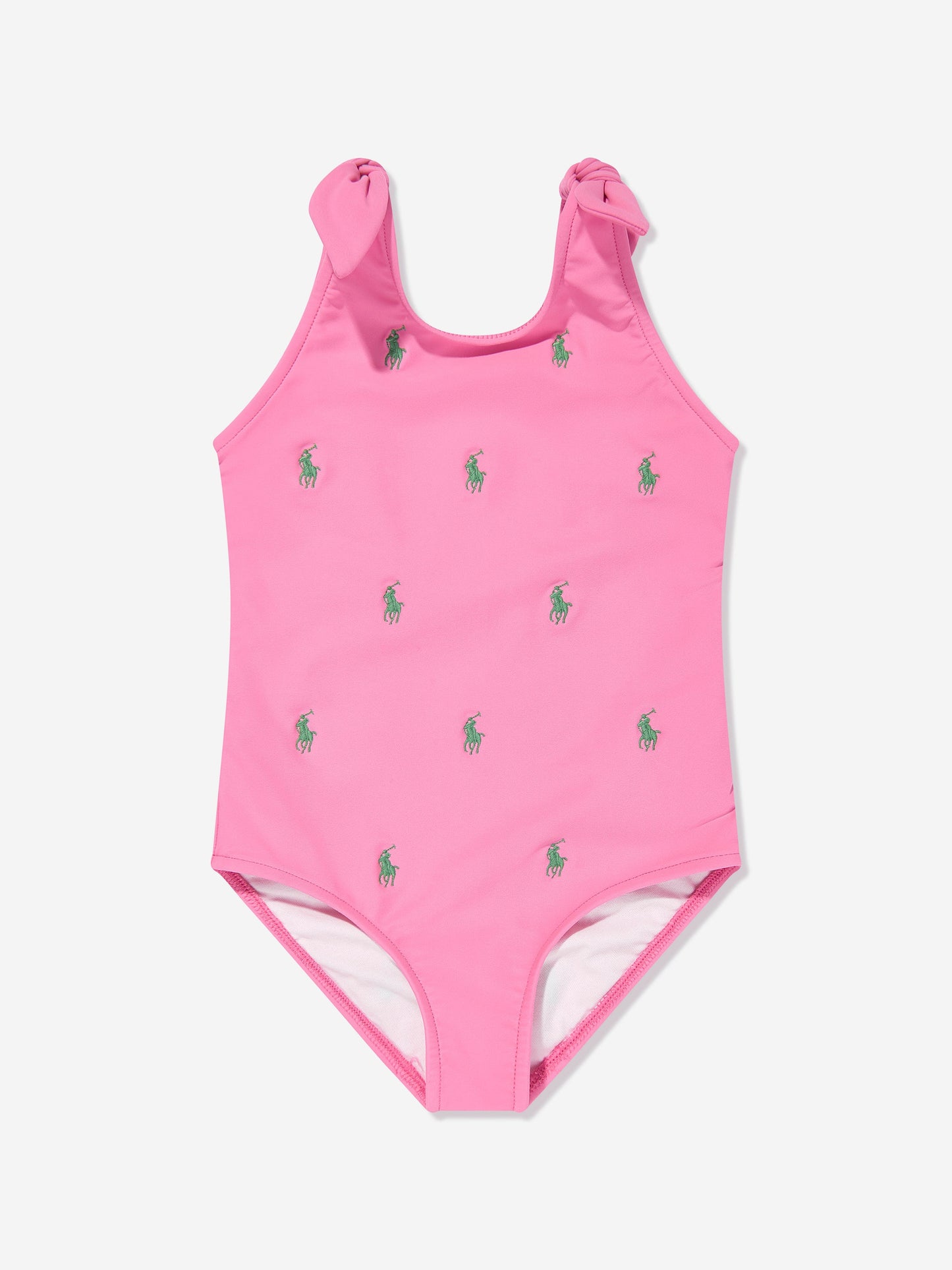 Girls Logo Swimsuit in Pink