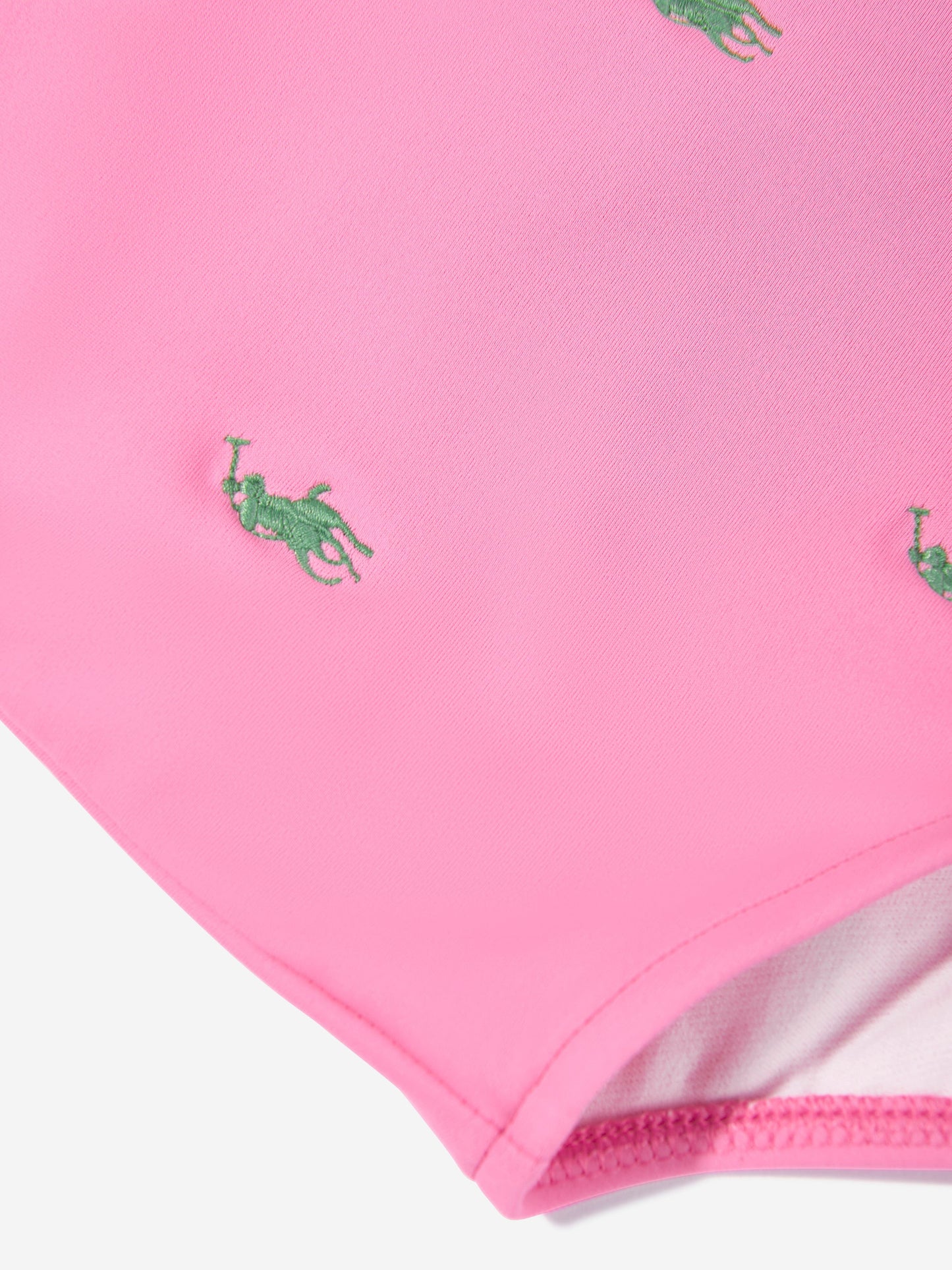 Girls Logo Swimsuit in Pink