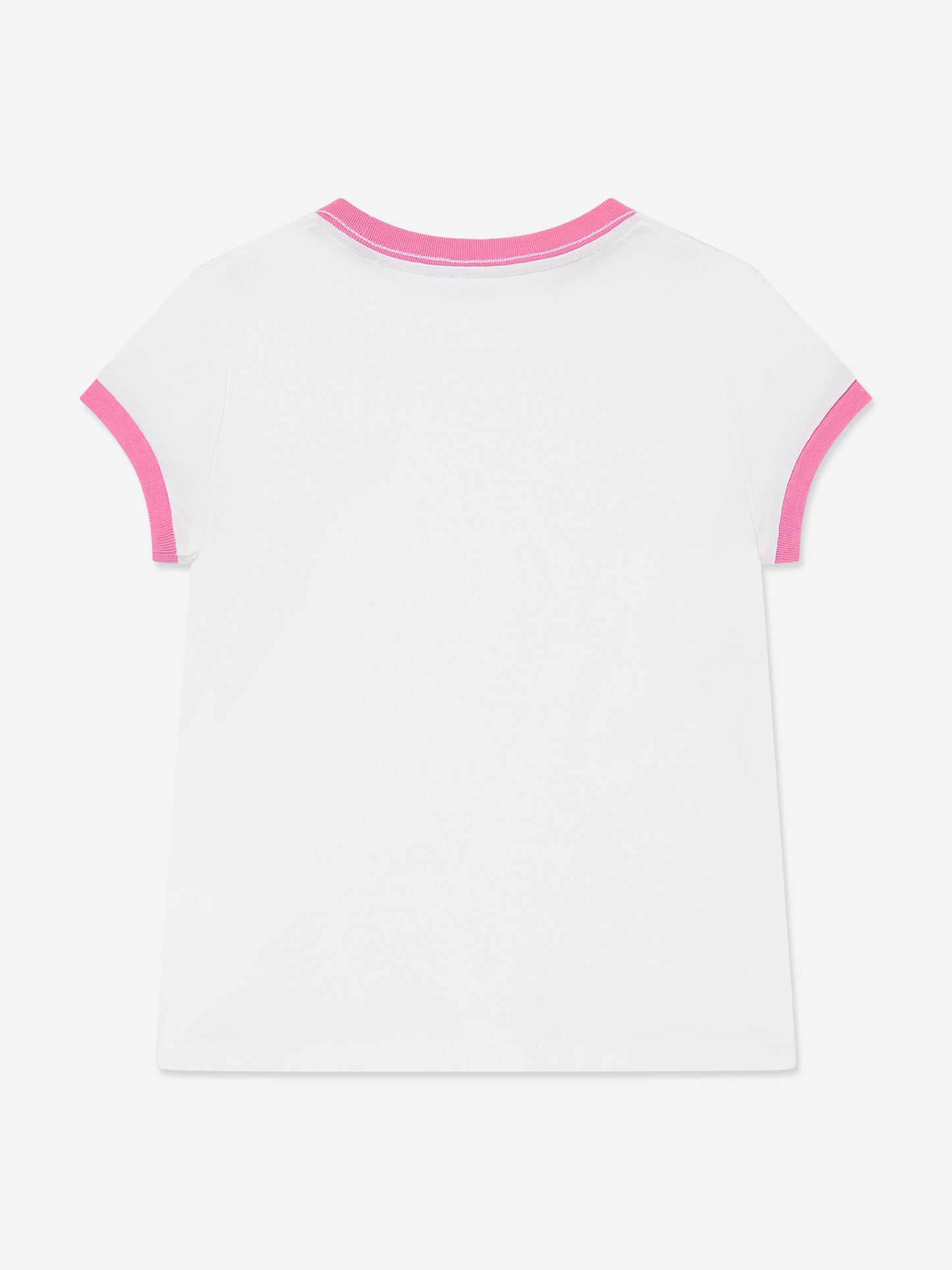 Girls Logo Print T-Shirt in White