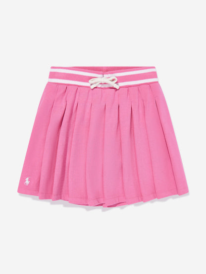 Girls Pleated Skort in Pink